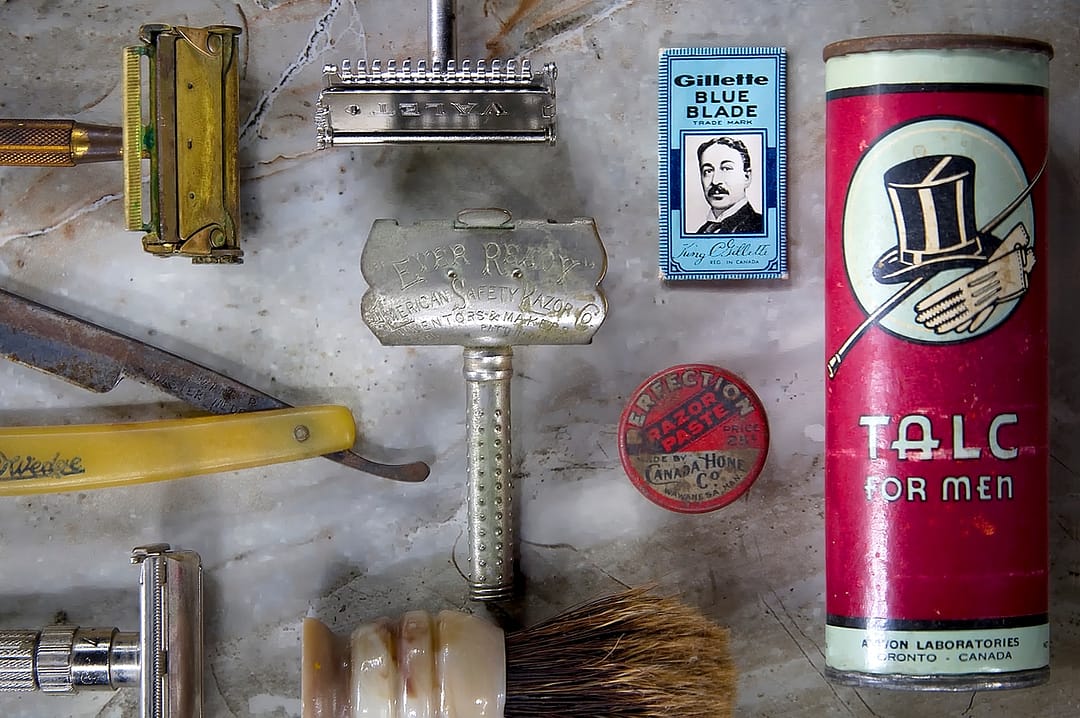 vintage razors and shaving products