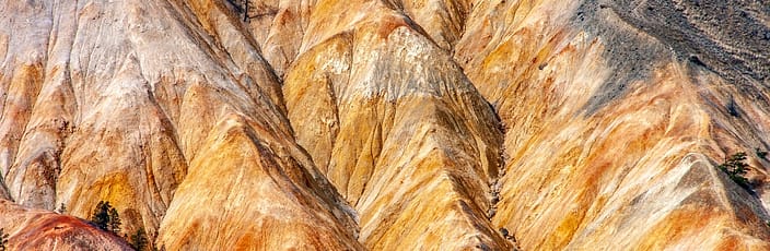 rust coloured mountains